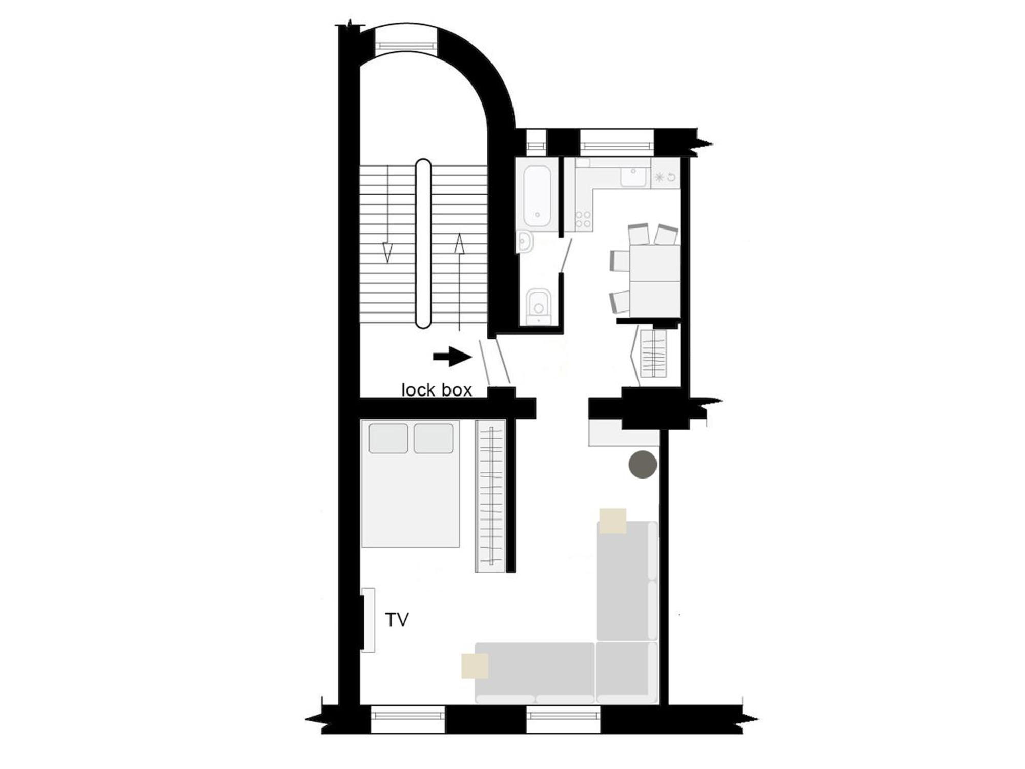 Midcentury Modern, Quiet, 40M Studio With Bath Riga Buitenkant foto